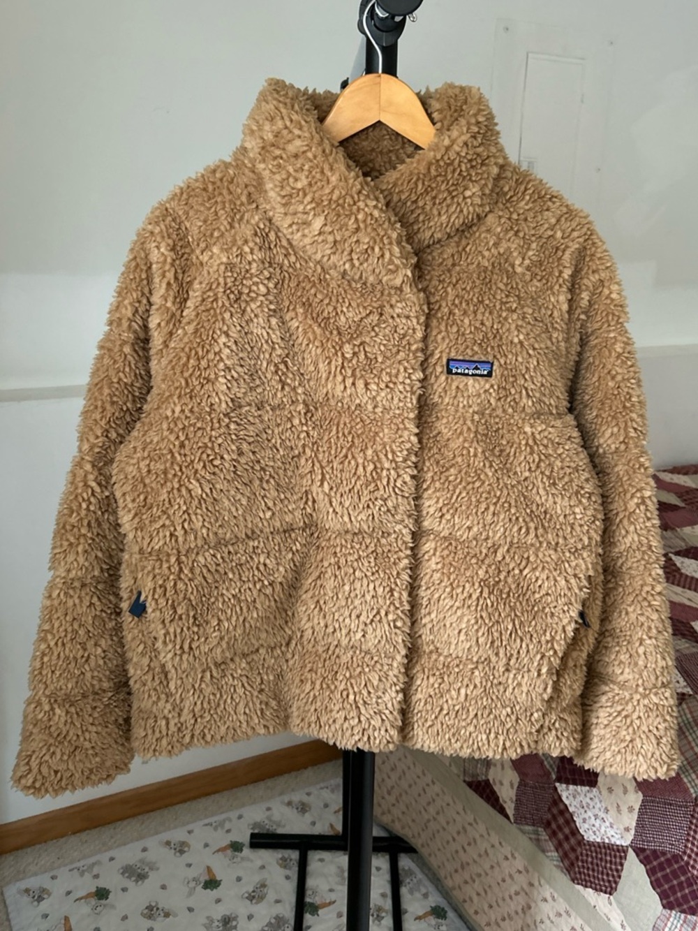 Patagonia Recycled High Pile Fleece Down Puffer Jacket Women’s Large